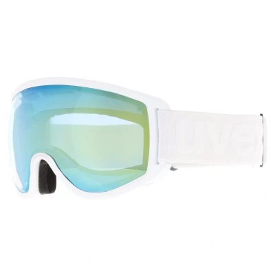Imagen de uvex topic FM sphere, gafas de esquí unisex, antivaho, antidistorsión y white matt/orange blue, one size