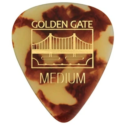 Imagen de Golden Gate MP 44 Sideman Shape Púas de guitarra (0,75 mm grosor, tortuga dálmata