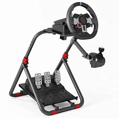 Imagen de DIWANGUS soporte de volante, montaje rápido adecuado para Logitech G923 G920 G29 G27 G25, plegable volante Thrustmaster T248X T248 T300Rs TX T150 PS4 PS5 Xbox 360