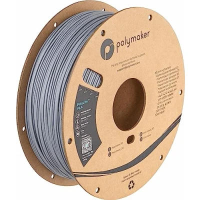 Imagen de Polymaker PolyLite PLA Gris 1.75mm 1kg
