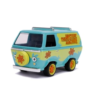 Imagen de Jada Toys Mystery Machine Scooby Doo Miniatura de colección, 32040BL, Blue/Green, 1:32 Escala