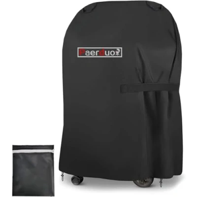 Imagen de Cubierta para barbacoa de gas, impermeable, resistente al viento, a los rayos UV, desgarro, Weber (76 x 66 110 cm)