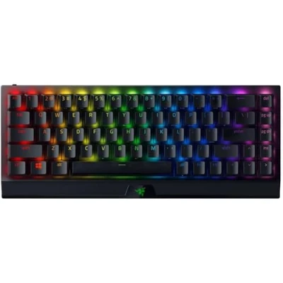 Imagen de Razer BlackWidow V3 Mini HyperSpeed (Interruptor Verde) Teclado Mecánico Inalámbrico para Juegos 65% (Interruptores Clicky, Bluetooth, USB C, Teclas ABS de Doble Disparo) Diseño US Negro