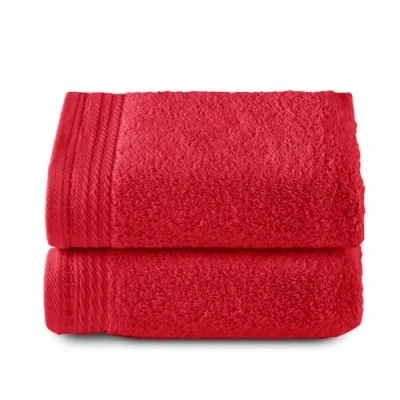 Imagen de Top Towel Premium Toallas de baño Grandes 2 Manos 50 x 100 cms Algodon 100% 600 Gramos Rojo