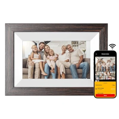 Imagen de KODAK Marco de Fotos Digital, WiFi Digital 7 Pulgadas, HD IPS Pantalla Táctil, 32GB Fotos, Rotación Automática, Fácil Compartir para y Vídeos Via App o Cable Tipo C