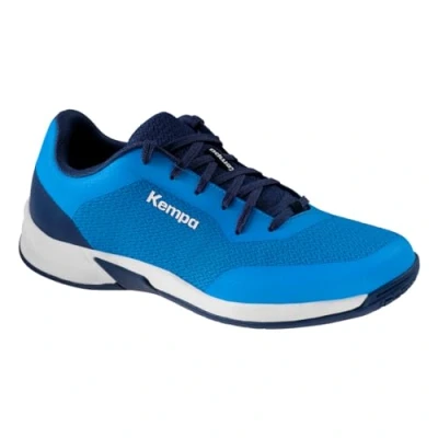 Imagen de Kempa Kourtfly Three Zapatillas de balonmano, Hombre, Talla: 45.5, Blue/white Tela/tejido sintético