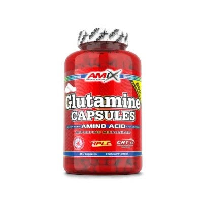 Imagen de AMIX Glutamina en 360 Cápsulas Favorece la Recuperación Muscular y Ayuda a Definir los Músculos Complemento Nutricional Contribuye Acción Antioxidante