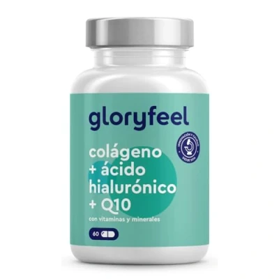 Imagen de Colágeno Marino Hidrolizado + Ácido hialurónico Magnesio CoQ10 Zinc Vitaminas A, C, D y B12 Articulaciones Fuertes, Piel Tersa Energía Probado en laboratorio