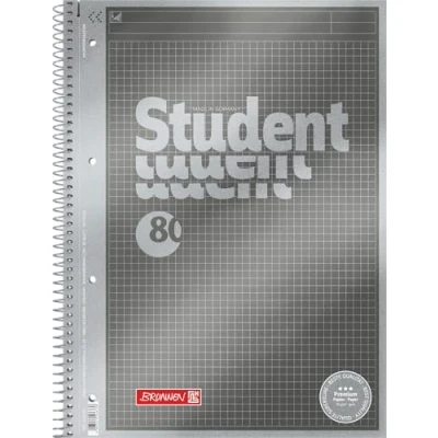Imagen de Brunnen 1067174 Bloc de notas Student Premium Duo, portada calidad con efecto metálico A4