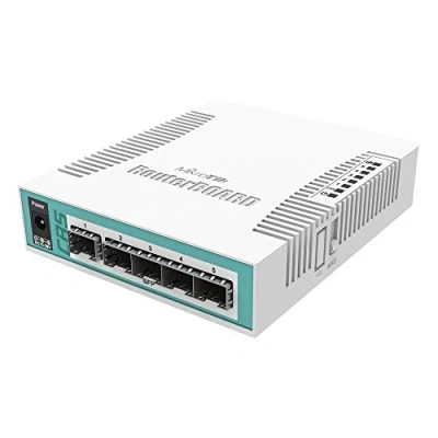 Imagen de Mikrotik CRS106 1C 5S Network Switch Gigabit Ethernet (10/100/1000) Power Over (PoE) White