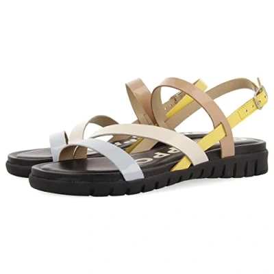 Imagen de GIOSEPPO Sandalias Color Negro con Tiras Pastel para Mujer QUINBY