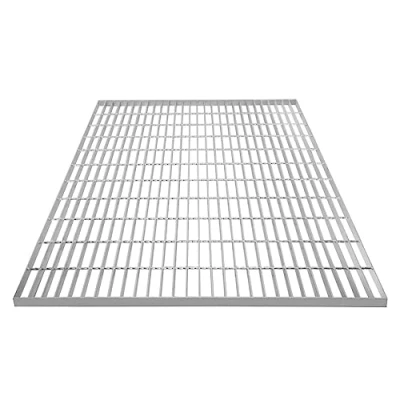 Imagen de Canaleta Drenaje Cuadrícula Malla Rejilla Acero Galvanizado para Pasarela Pasillo Forja Piso Suelo Desagüe Ventilación Resistencia a Intemperie 1100x1000x30mm Espesor Metal 4mm Capacidad Carga 1100kg