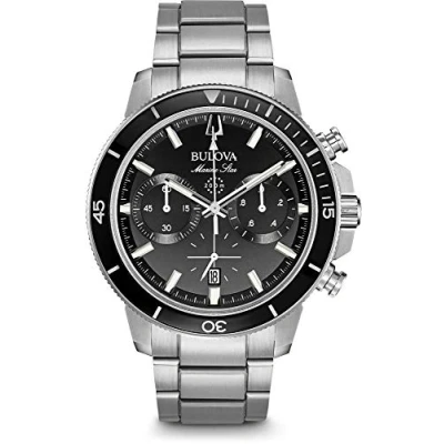 Imagen de Bulova Reloj Cronógrafo para Hombre de Cuarzo con Correa en Acero Inoxidable 96B272