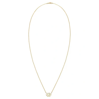 Imagen de Elli Lotus Flower Collar goldcoloured, Mujer, Talla: 45, Gold coloured