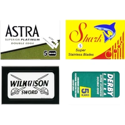 Imagen de Cuchillas de afeitar Astra Derby, Permasharp, Shark