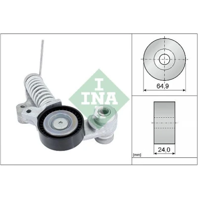 Imagen de INA 534 0702 10 Brazo tensor, correa trapecial poli V