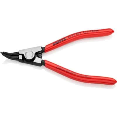 Imagen de Knipex Alicate para arandelas exteriores de ejes en ángulo 45 negro atramentado, recubiertos plástico 130 mm 46 31 A02