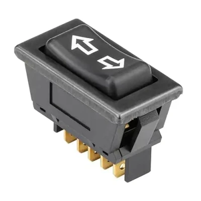 Imagen de Interruptor basculante universal para elevalunas eléctrico de coche 12 V/20 A, 5 pines, ASW 01