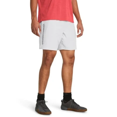 Imagen de Under Armour Pantalones cortos tejidos para hombre, (014) Halo Gray / Black, X Large