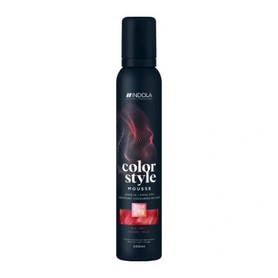 Imagen de Indola Color Style Mousse 200 ml Red