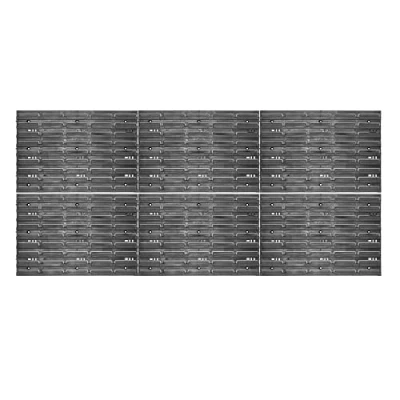 Imagen de KADAX pared de herramientas, sistema almacenamiento plástico PP, estantería en diferentes tamaños, taller con cajas y soportes (174 x 78 cm)
