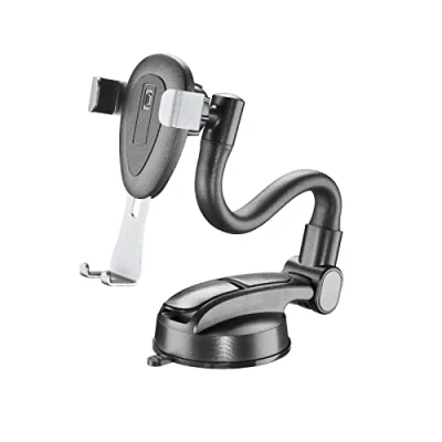 Imagen de Soporte móvil para coche CellularLine GRAVITYHOLDERWINDK, Rotación de 360, Flexible, Negro