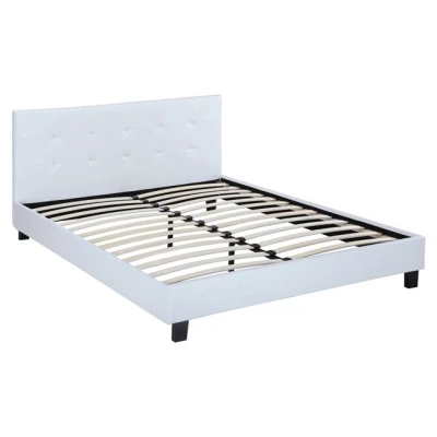 Imagen de Habitat et Jardin Cama Julia Color Blanco 140 x 190 cm