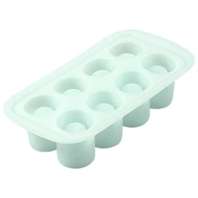 Imagen de Wilton 405480 Molde para copitas de 8 cavidades Redondas, Silicona, 4,8 x 12,5 25,2 cm