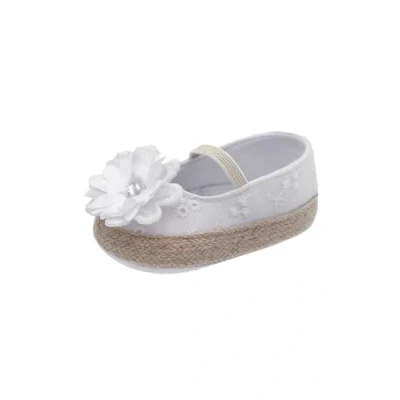 Imagen de Chicco Ottina Bailarinas con hebilla para niños, Talla: 15, White Zapatos