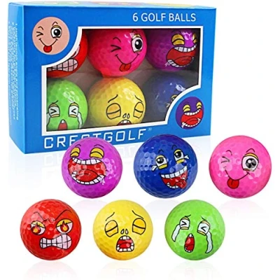 Imagen de Kofull Bolas de Golf prácticas para trucadas y Creativas 6 Pack