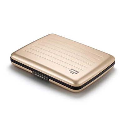 Imagen de ÖGON DESIGNS Cartera de Aluminio Smart Case V2 Large Compartimento Oculto para Monedas y Billetes Protección RFID Capacidad 10 Tarjetas