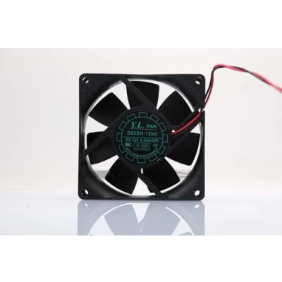 Imagen de D80BH 12 12V 80mm 80x80x25mm 0.30A 8025 2 Wire Cooling fan