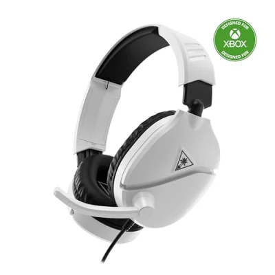 Imagen de Turtle Beach Recon 70 Consola Blanca Xbox Auriculares Multiplataforma para Juegos for Series XS, One, PS5, PS4, Nintendo Switch, PC and Mobile