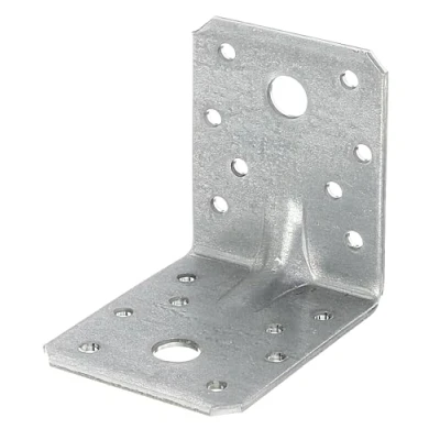 Imagen de Alberts 846541 Escuadra reforzada con nervio, Galvanizado Sendzimir, 70 x 55 mm, Juego de 50
