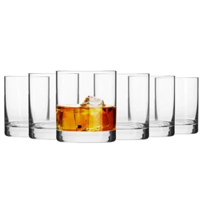 Imagen de Krosno Vasos Copas de Whisky Conjunto 6 Piezas 300 ML Blended Collection Perfectos para Uso en Casa, Restaurante y Fiestas Apto Lavavajillas