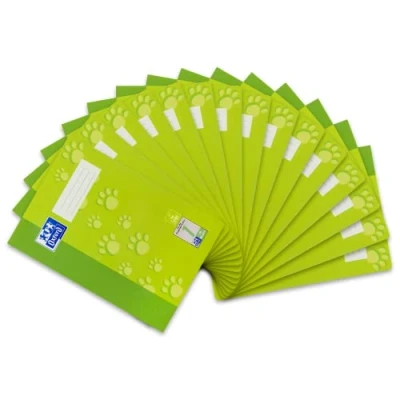 Imagen de Oxford 100050400 Cuaderno de ejercicios (15 unidades, con rayas, 16 hojas, A4, 90 g/m²), color verde