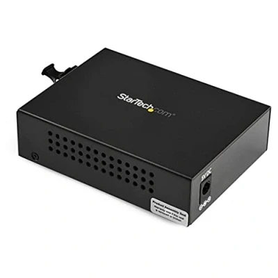 Imagen de StarTech.com Conversor Compacto de Medios Ethernet Gigabit a Fibra Multimodo LC 550m Con transceptor MM SFP