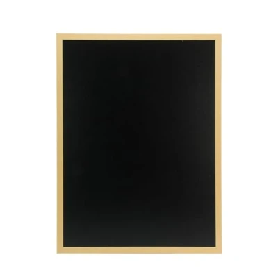Imagen de Securit Woody Pizarra de pared enmarcada (60 x 80 cm, madera teca)