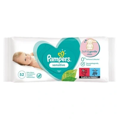 Imagen de Pampers 81687182 Sensitive toallitas húmedas para bebé, unisex
