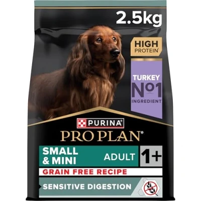 Imagen de Purina Pro Plan Optidigest Grain Free Comida Seca para Perros Adultos, Pequeños y Mini con Pavo, 2500 g