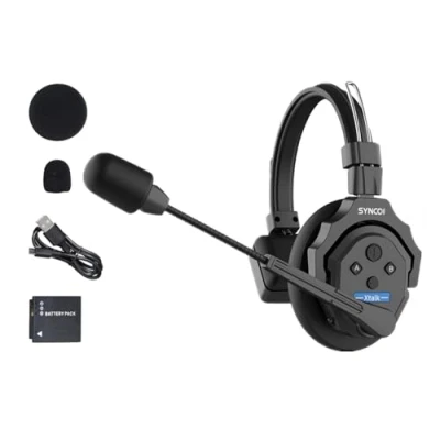 Imagen de SYNCO XTalk X1 2.4GHz Sistema de intercomunicación inalámbrica con Auriculares Diseño Dispositivos Maestros aleatorios (1PCS)