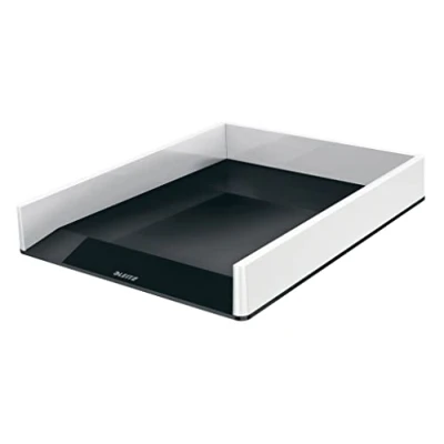 Imagen de Leitz Bandeja Portadocumentos A4, Blanco/Negro, Gama WOW, 53611095
