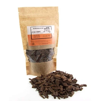 Imagen de AlcoFermBrew Virutas de Roble Americanos High Toasted 100g Astillas Madera Envejecimiento del Vino Oak Chips