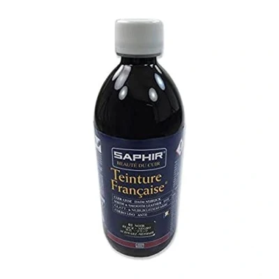 Imagen de Saphir Tintura Francesa 500 ml Tinte para Cuero Liso, Ante, Nubuck y Aterciopelado (Azul Marino 06)