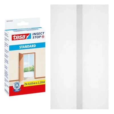 Imagen de tesa TE55679 00020 03 Malla Standard para puertas 2 telas de 0,65cm x 2,2m blanca