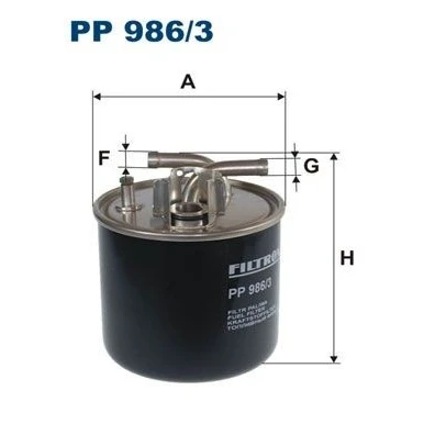 Imagen de FILTRON PP 986/3 Filtro Combustible de tubería 10 AUDI: A8 D3