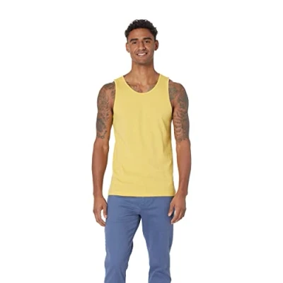 Imagen de Amazon Essentials Camiseta de Tirantes Ajuste Entallado Hombre, Amarillo, S