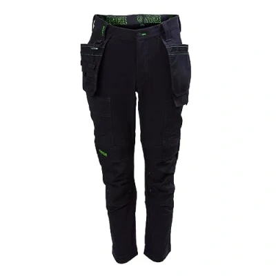 Imagen de sterling safetywear limite Calgary Pantalón elástico Ajustado utilidades de Trabajo, Negro, 40W x 31L para Hombre