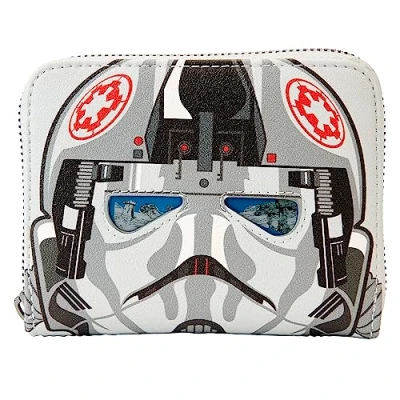 Imagen de Loungefly Disney AT Star Wars Pilot Helmet Wallet Exclusiva Amazon Monedero Coleccionable Idea de Regalo Tarjetero con Varias Ranuras para Tarjetas Mercancia Oficial Movies Fans