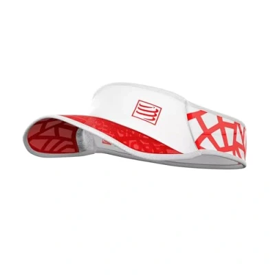 Imagen de COMPRESSPORT Gorra Spiderweb Ultraligera Visera Protección solar Anti UV Ligera Rápida evacuación y secado de la transpiración Talla única.